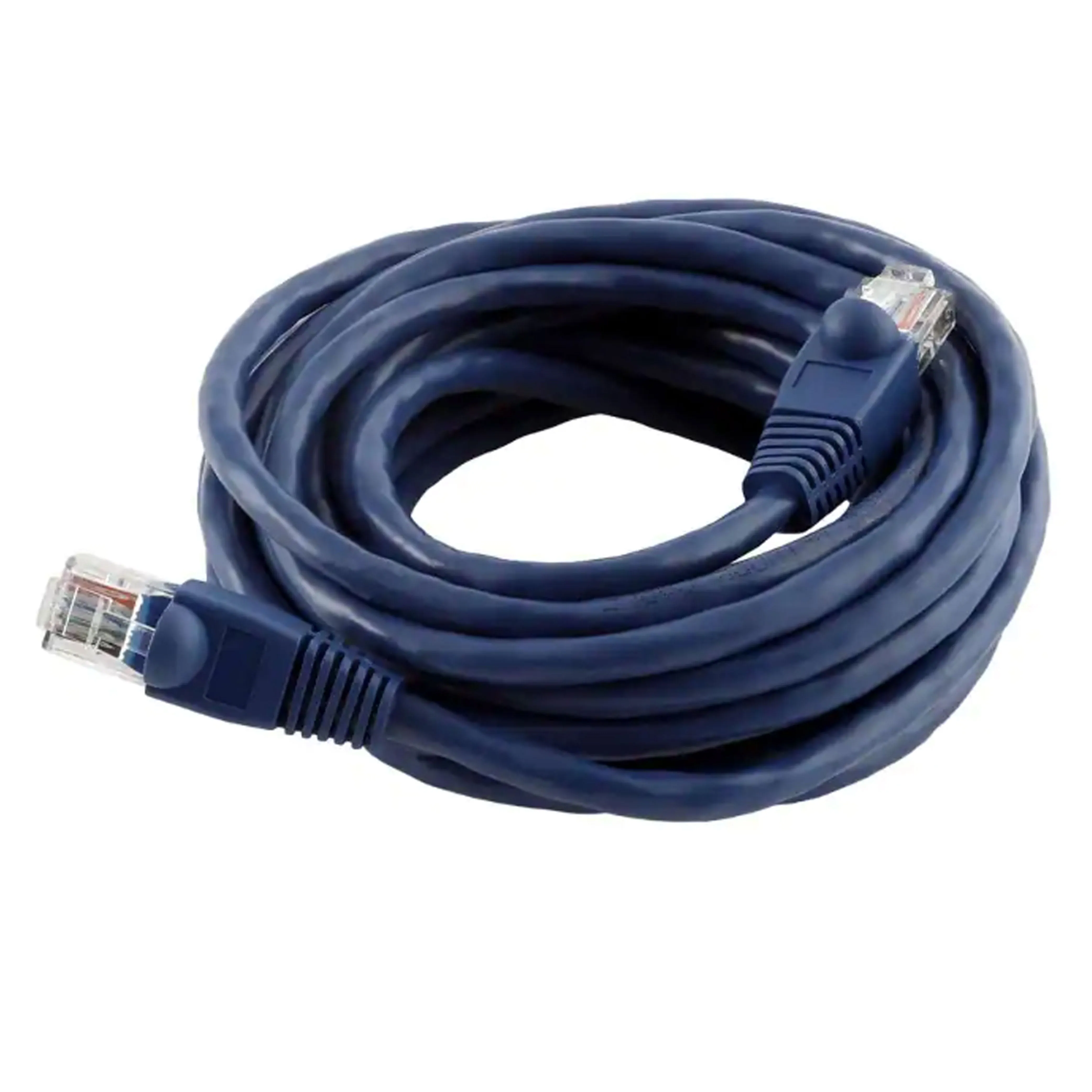 2 Pc 15ft RJ45 Cat5e Patch Cord Cable Ethernet Internet Network LAN Router Blue