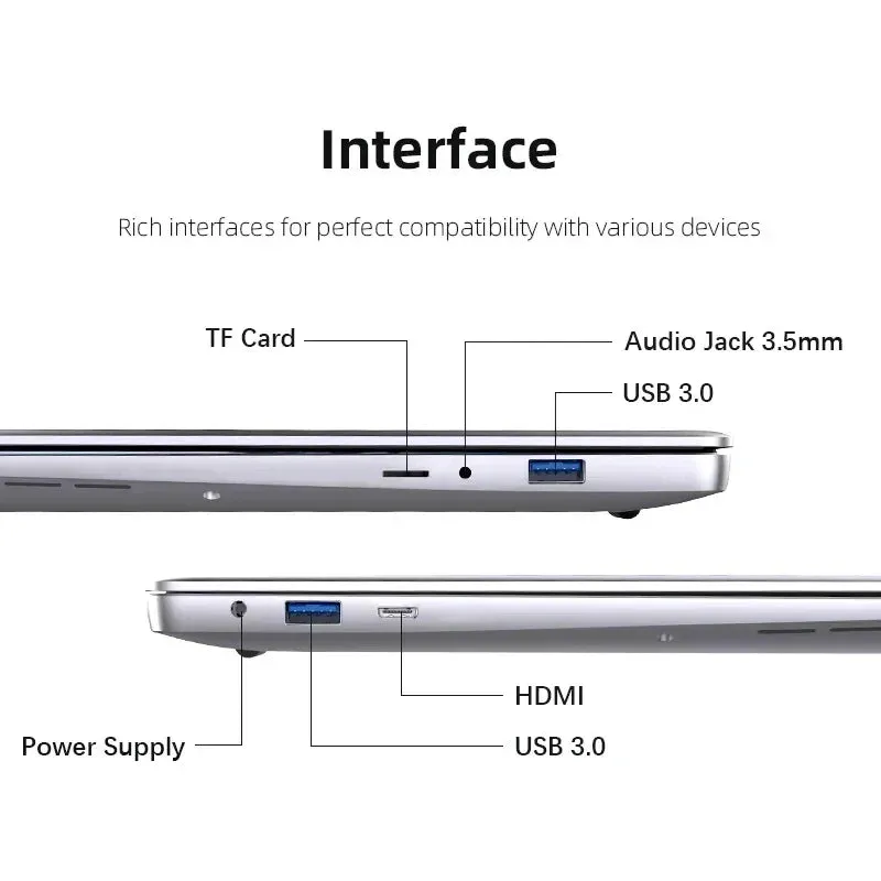 2025 Portable 14.1\" i7 Windows 11 Laptop - 12GB RAM"