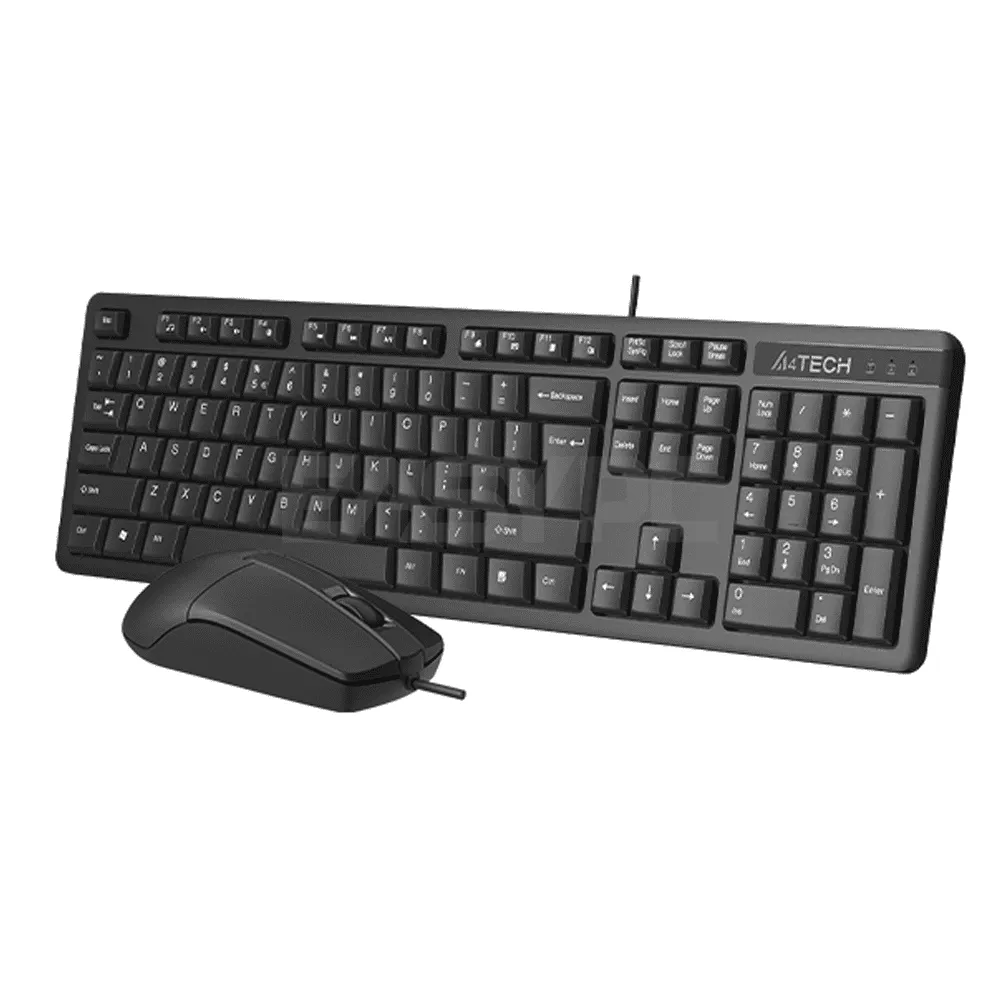 A4Tech KRS-3330 USB Keyboard and Mouse Black