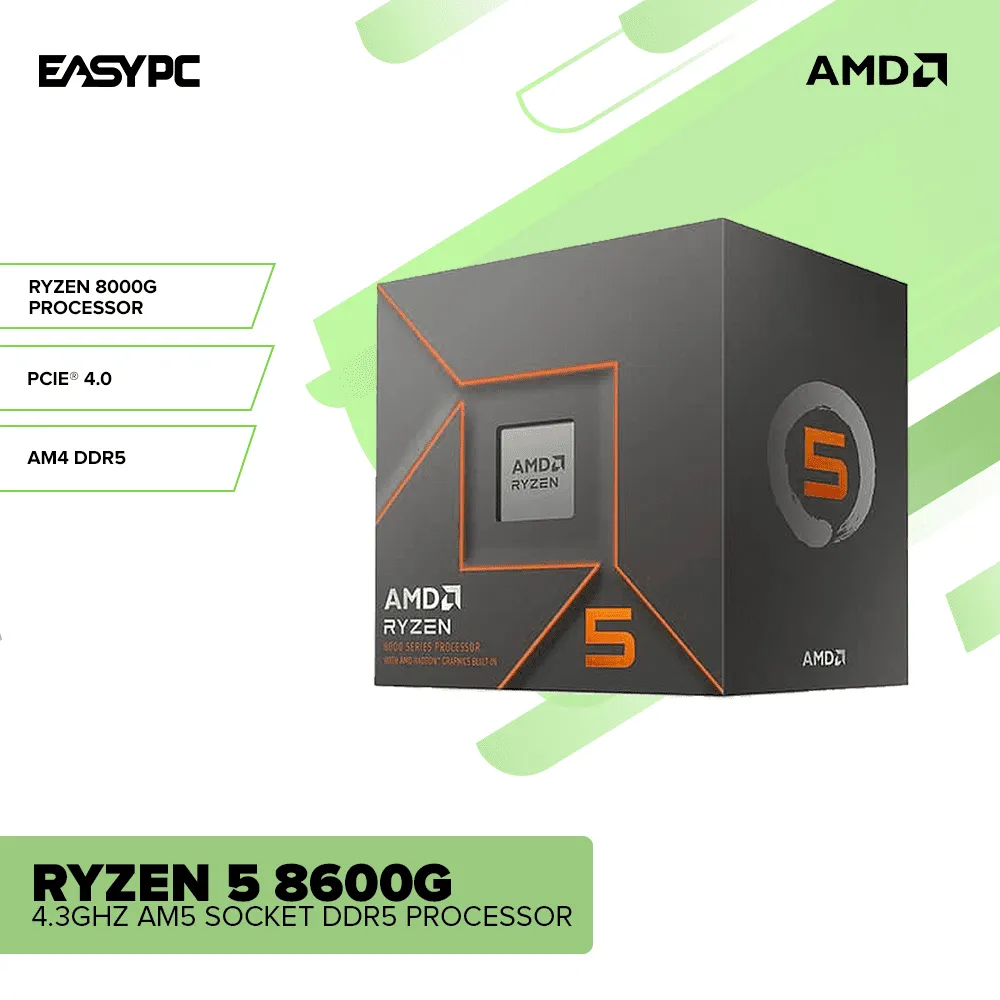 AMD Ryzen 5 8600G 4.3GHz AM5 Socket DDR5 Processor