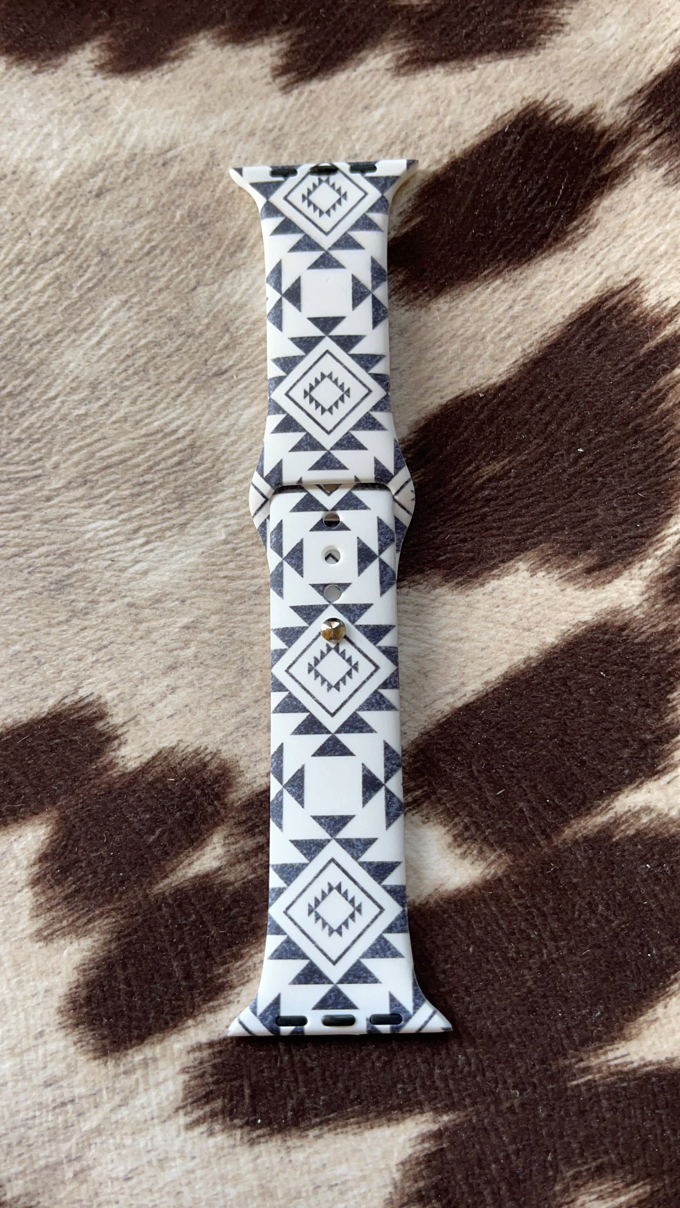 Aztec Silicone Apple Watchband | Accessories
