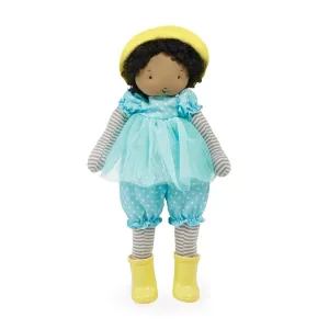 Baby and kids "Phoebe" Girl Friend plush Doll with doll hat and doll boots - Bunnies by the Bay
