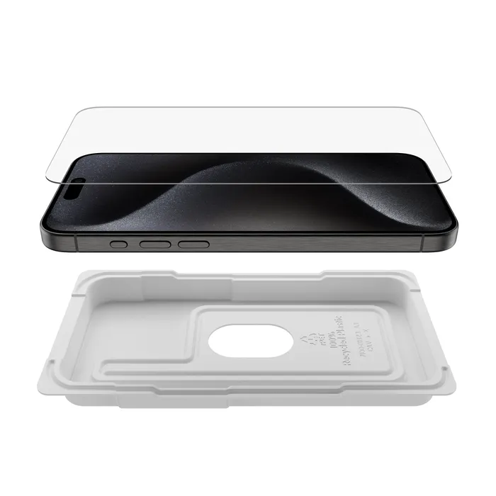 Belkin Screen Protector voor iPhone 15 Pro Max - UltraGlass Anti-Microbial (BOXED)