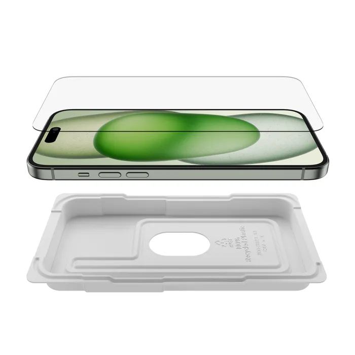 Belkin Screen Protector voor iPhone 16 Plus / iPhone 15 Plus / iPhone 14 Pro Max - UltraGlass Anti-Microbial (BOXED)