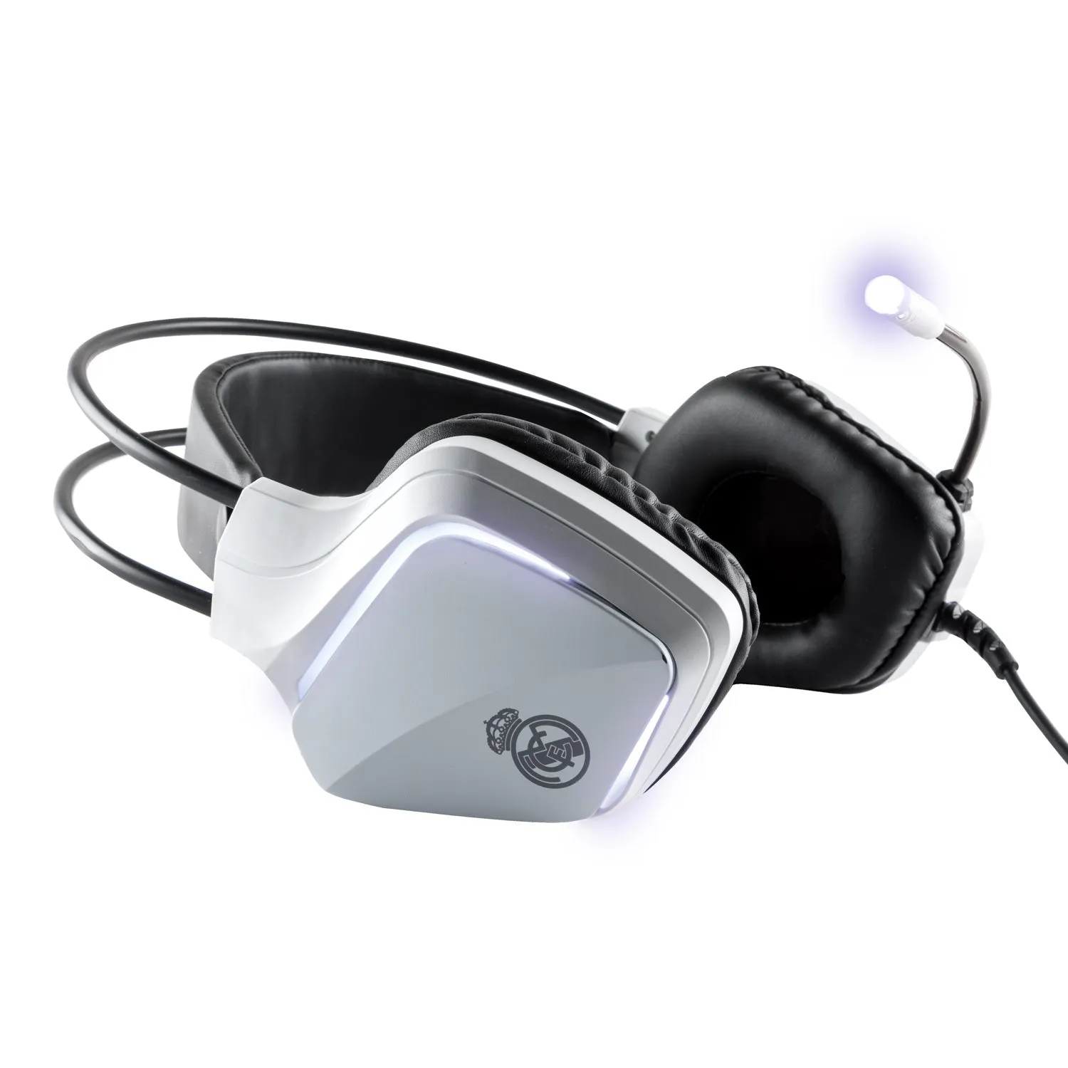 Cascos Gaming Led Blanco
