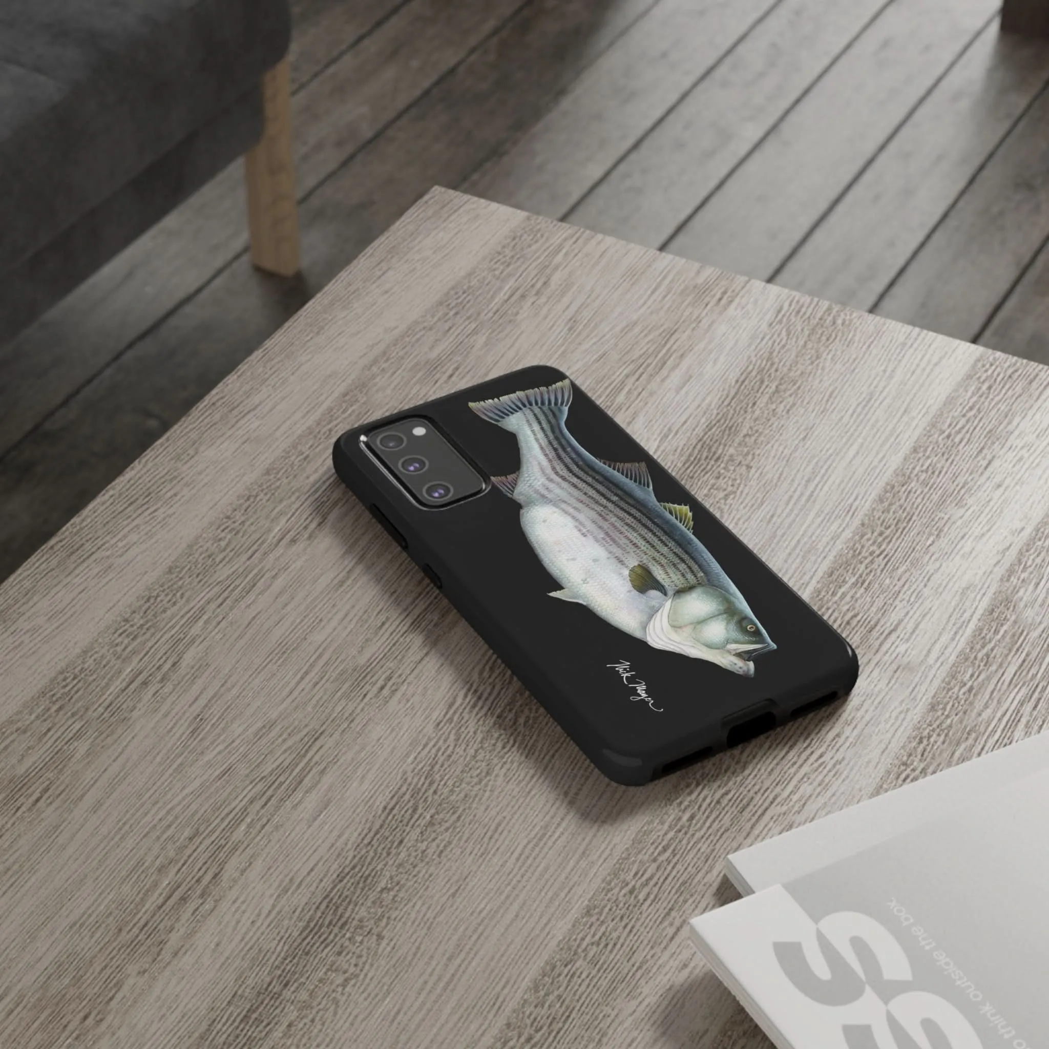 Cow Striper Phone Case (Samsung) - black