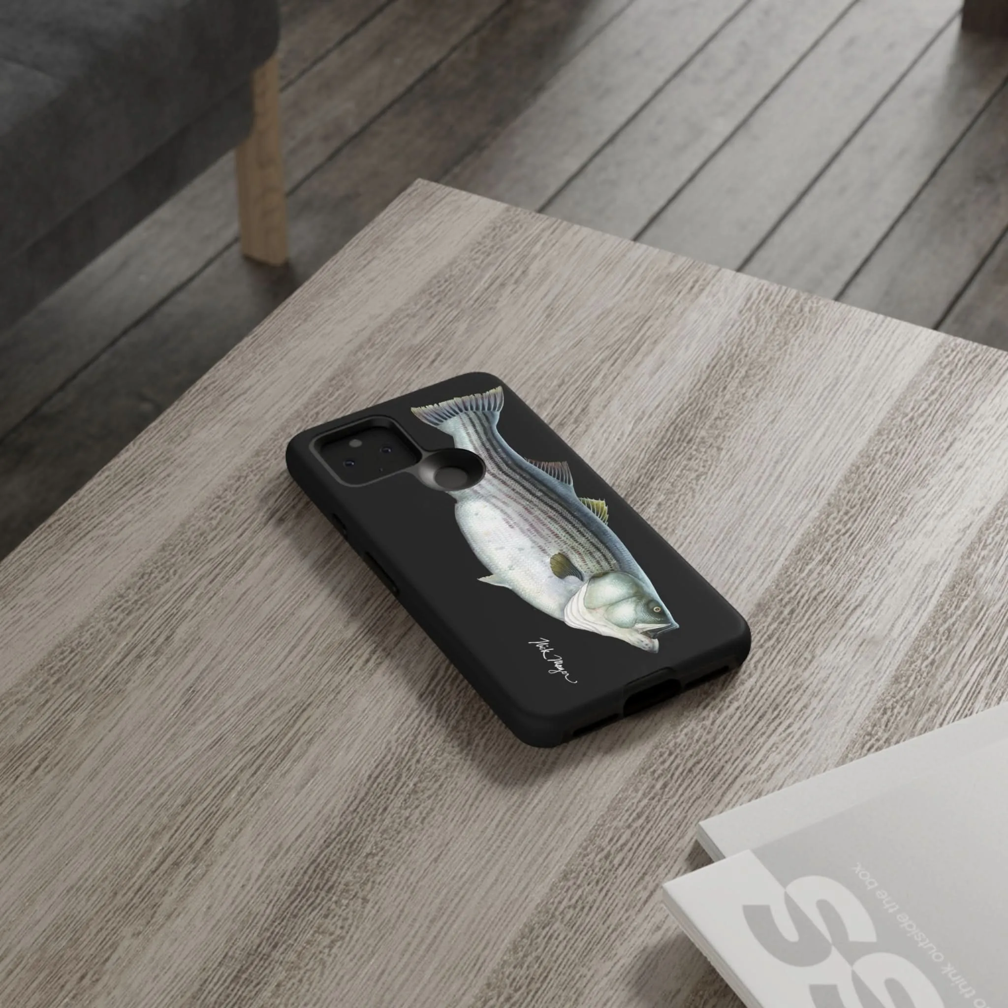 Cow Striper Phone Case (Samsung) - black