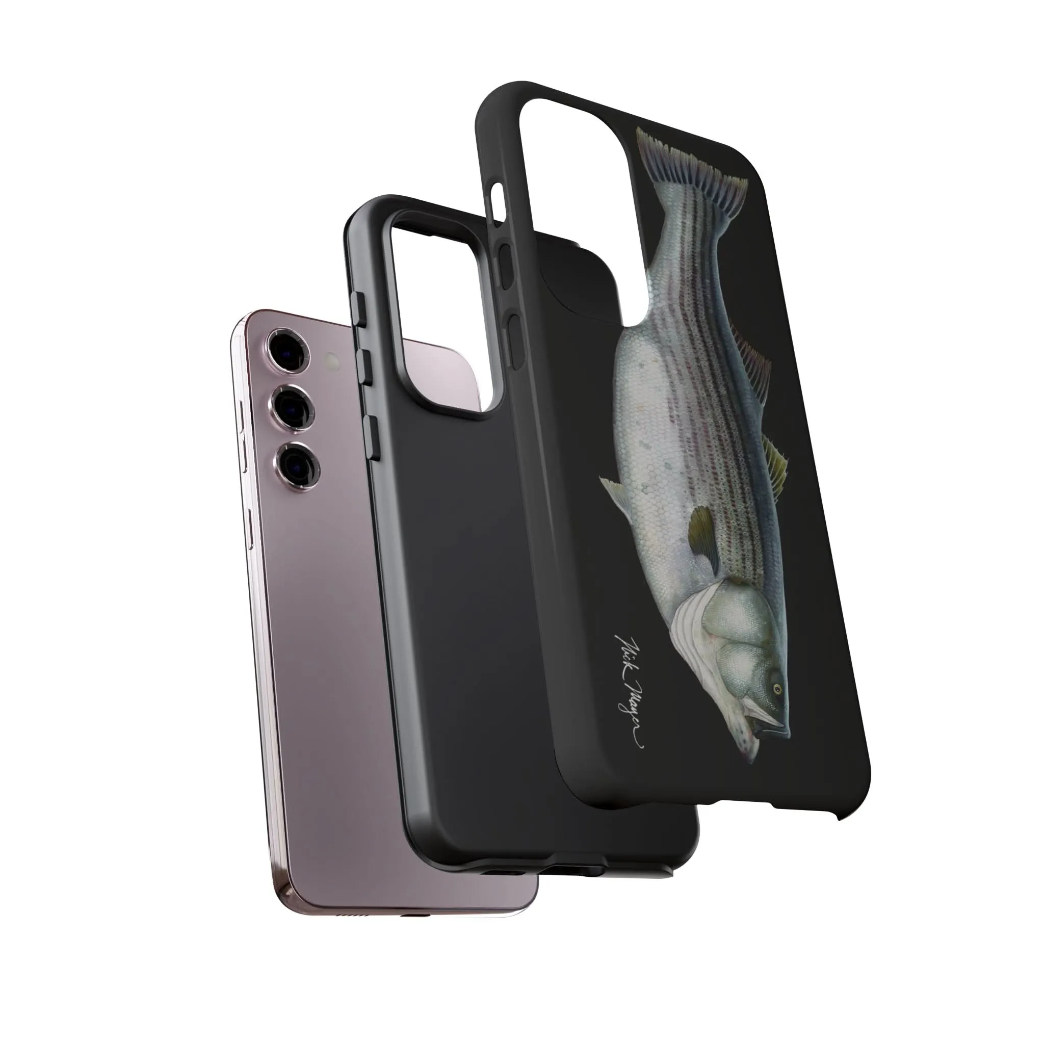 Cow Striper Phone Case (Samsung) - black