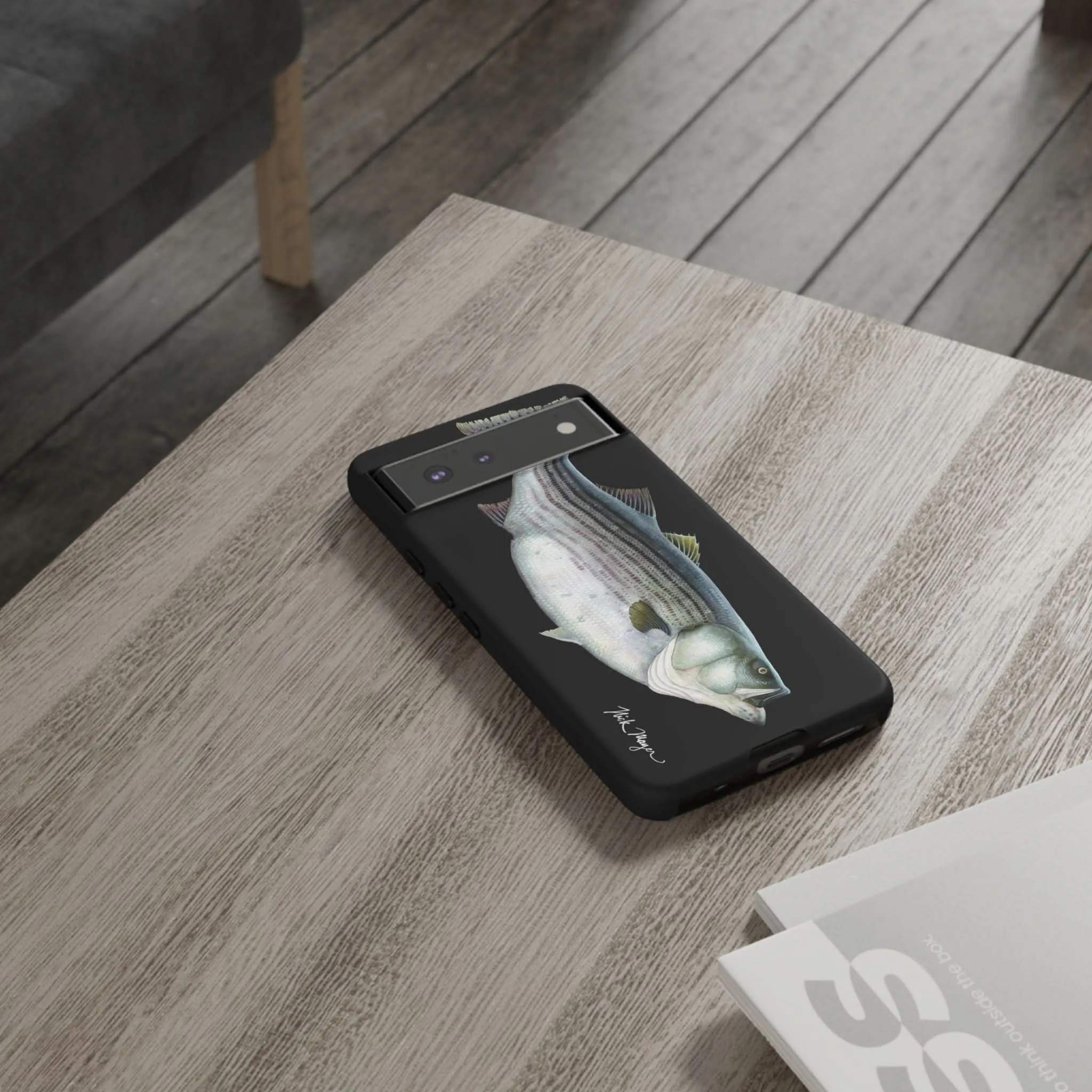Cow Striper Phone Case (Samsung) - black