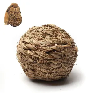 Cute Natural Grass Chewing Ball