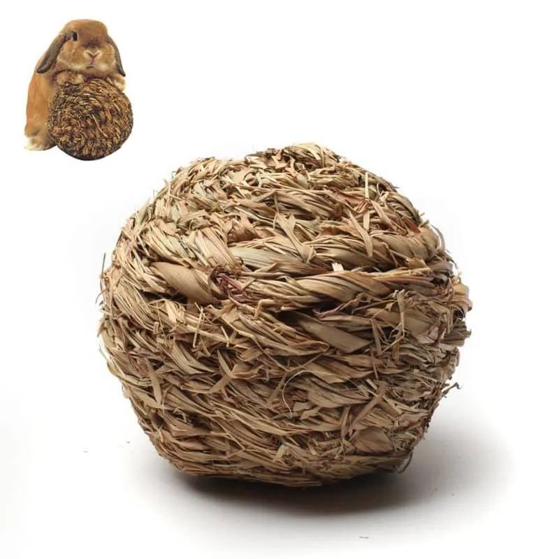 Cute Natural Grass Chewing Ball