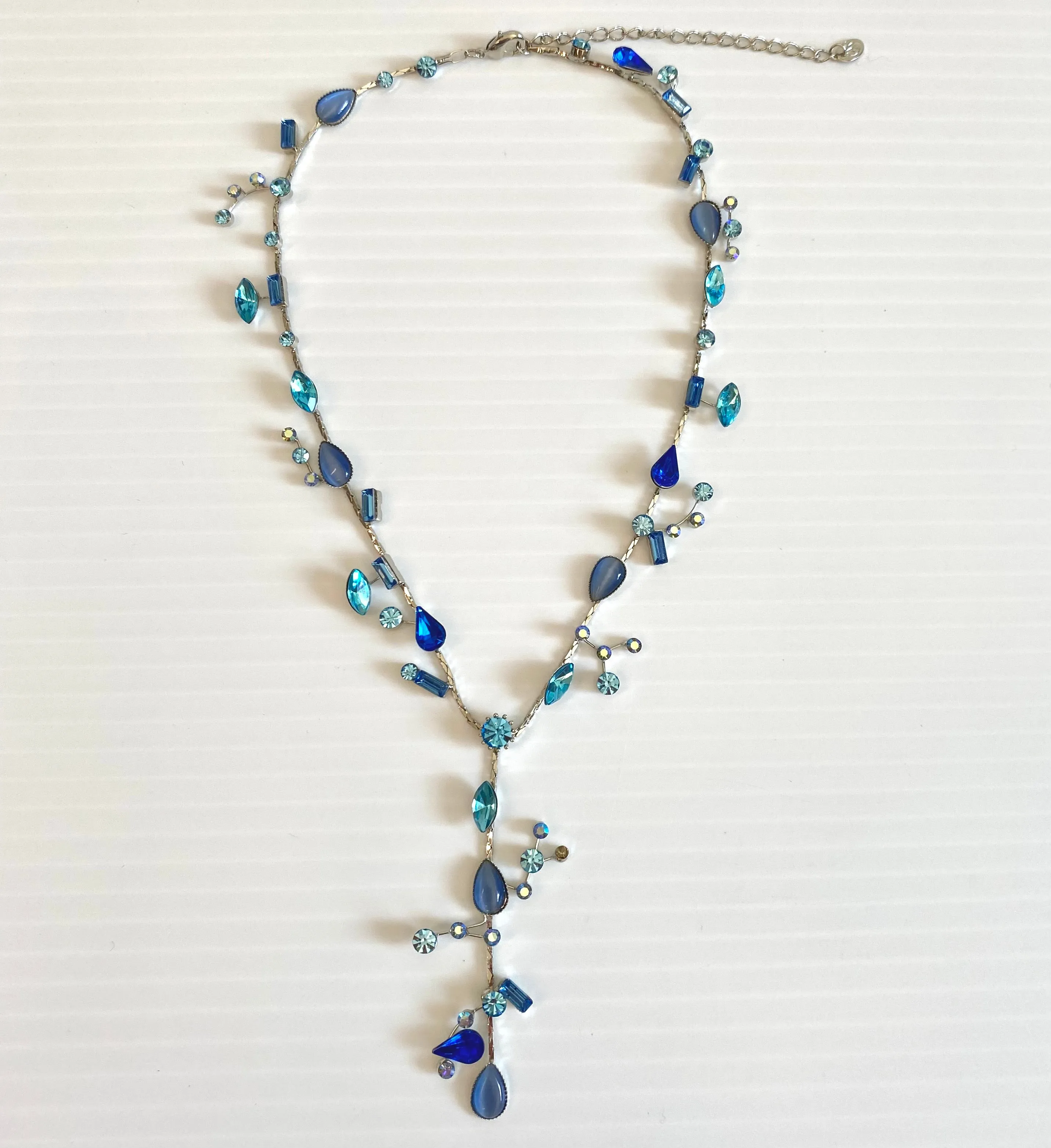 Fashion Accessories - Blue Gem Necklace