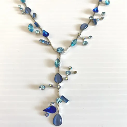 Fashion Accessories - Blue Gem Necklace