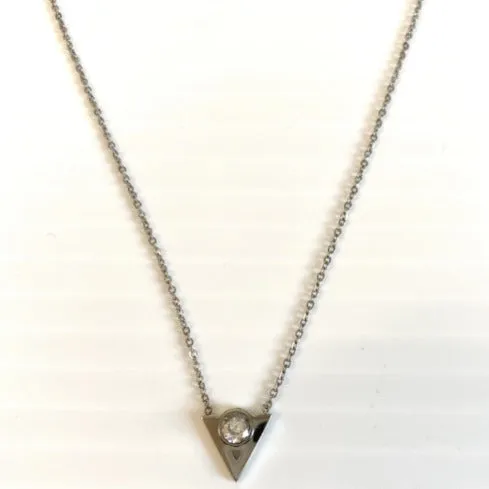 Fashion Accessories - Prism Shaped Necklace