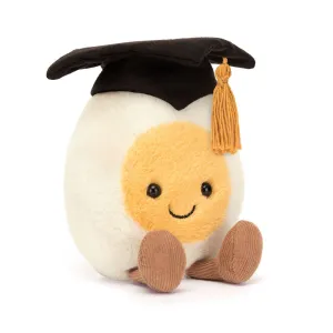 Jellycat Amuseables Boiled Egg - Graduation  A6BEGR