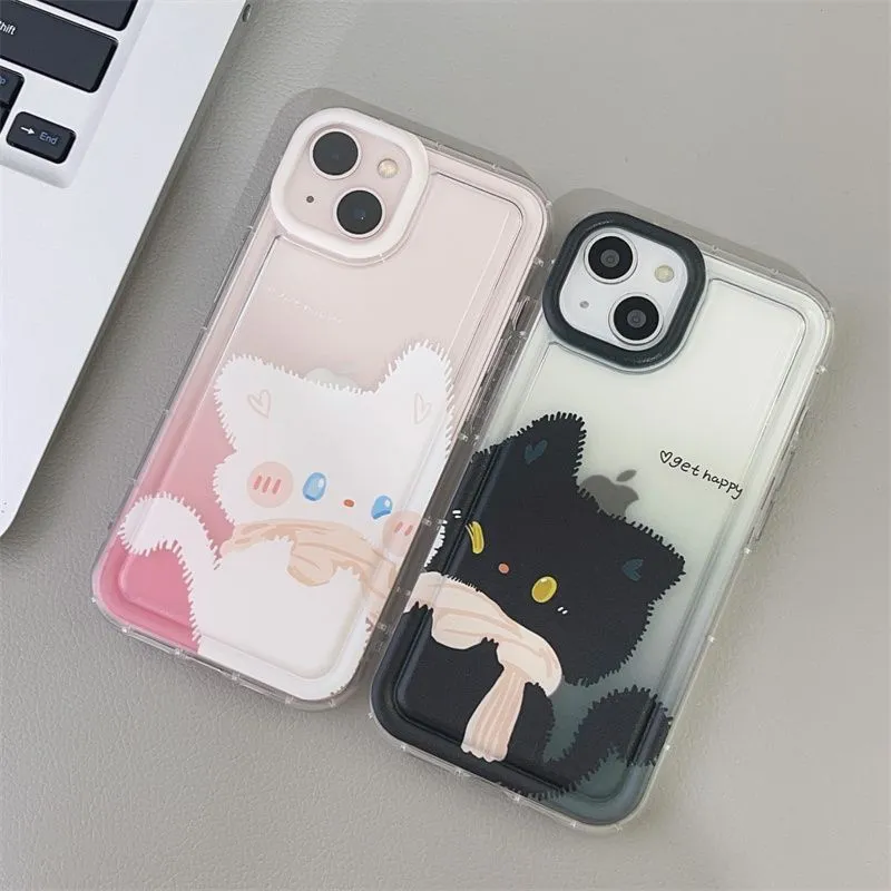 Kawaii Matching Cats Phonecases - Kimi