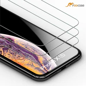 Roocase Tempered Glass Screen Protector for iPhone 11 / iPhone XR - 3-Pack - Installation Frame