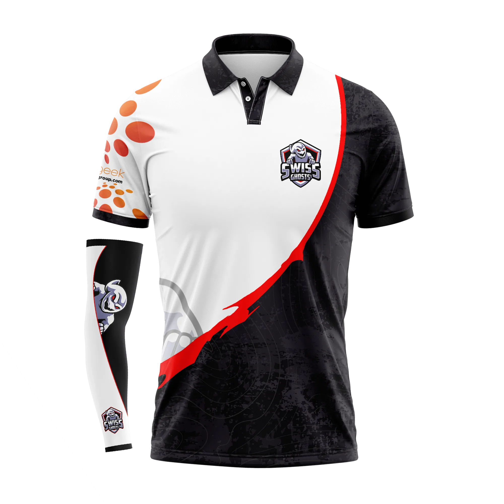 Swiss Ghosts Polo   Gaming Sleeve