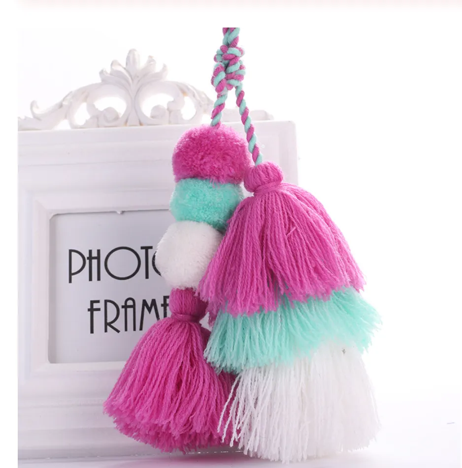Tassel & Pom Pom Keychain Accessories