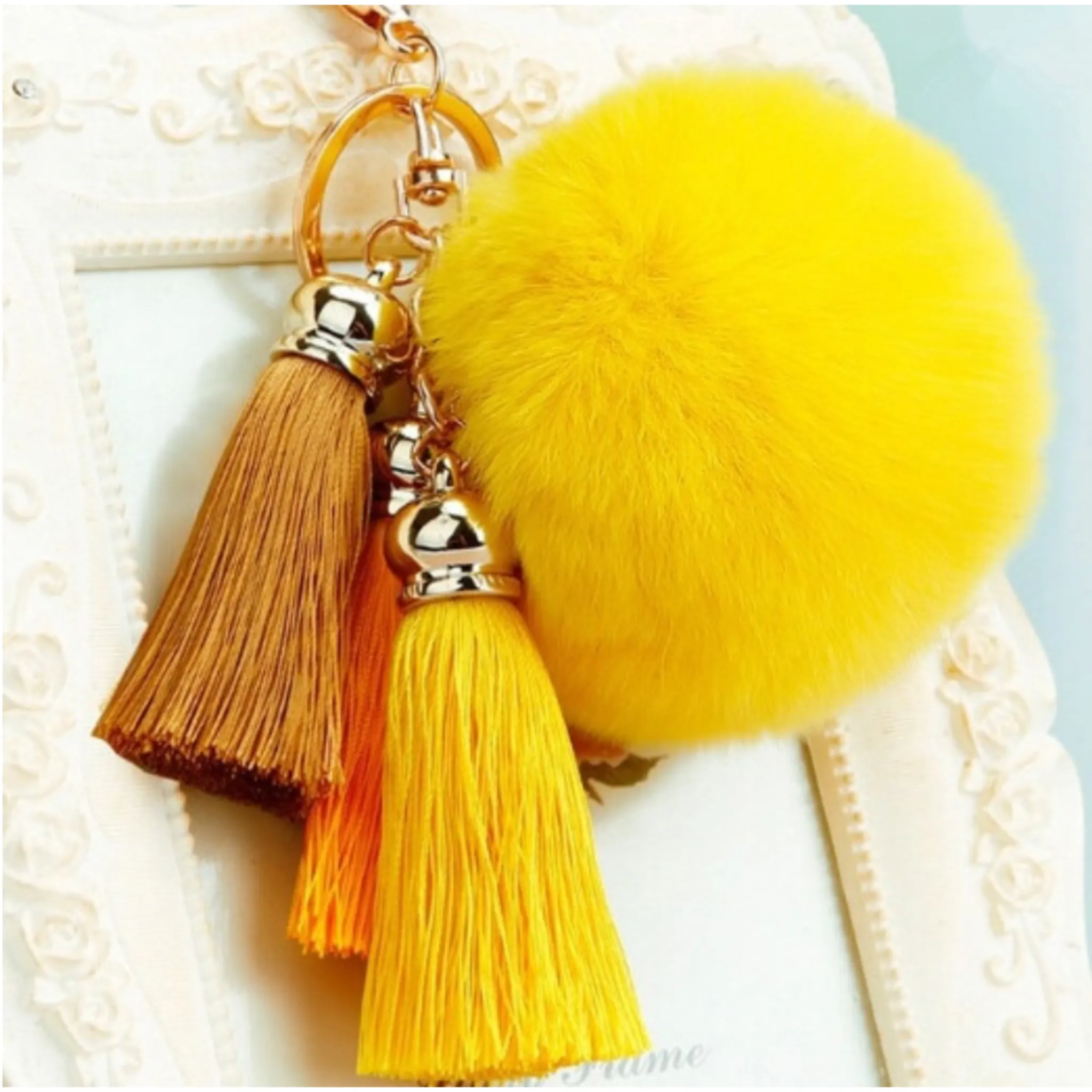 Tassel & Pom Pom Keychain Accessories