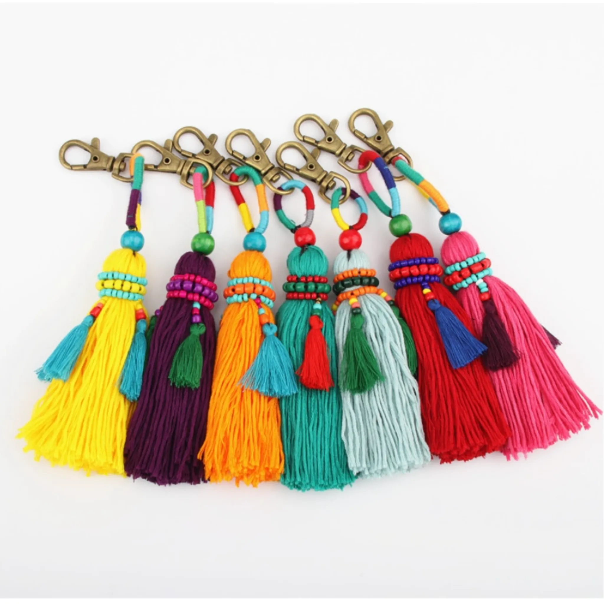 Tassel & Pom Pom Keychain Accessories
