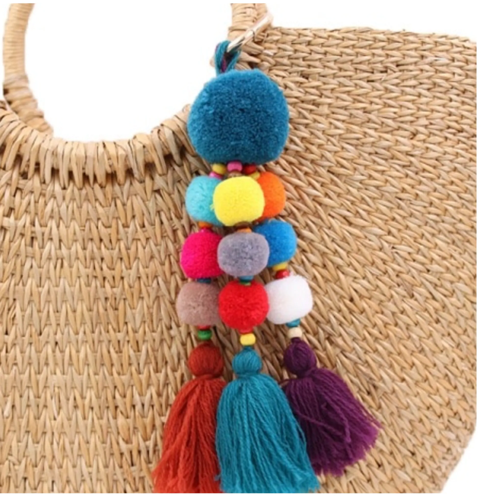 Tassel & Pom Pom Keychain Accessories