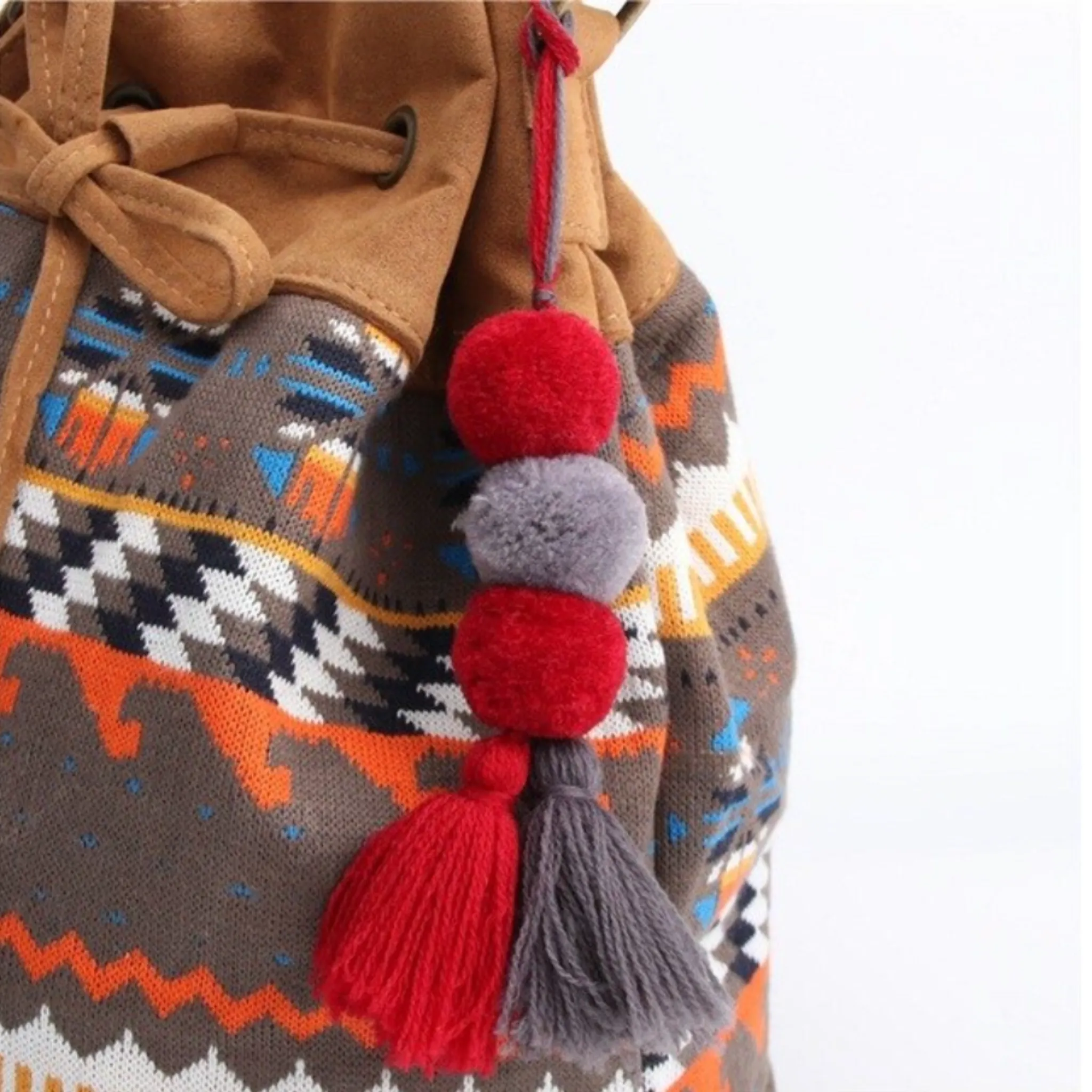 Tassel & Pom Pom Keychain Accessories
