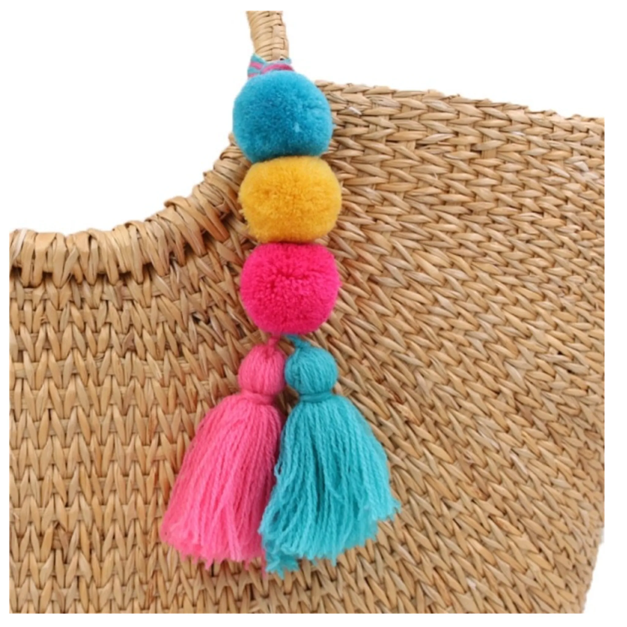 Tassel & Pom Pom Keychain Accessories