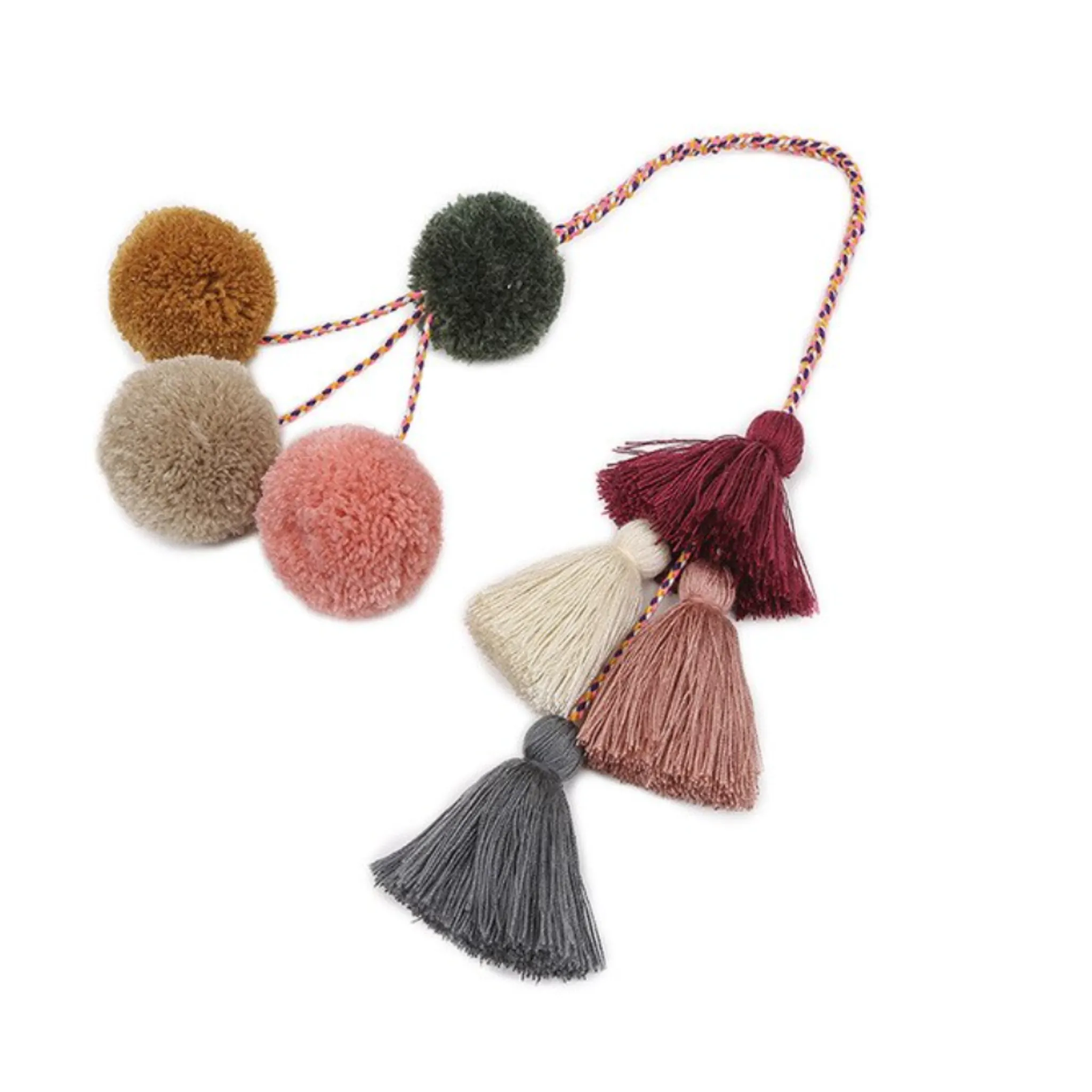 Tassel & Pom Pom Keychain Accessories