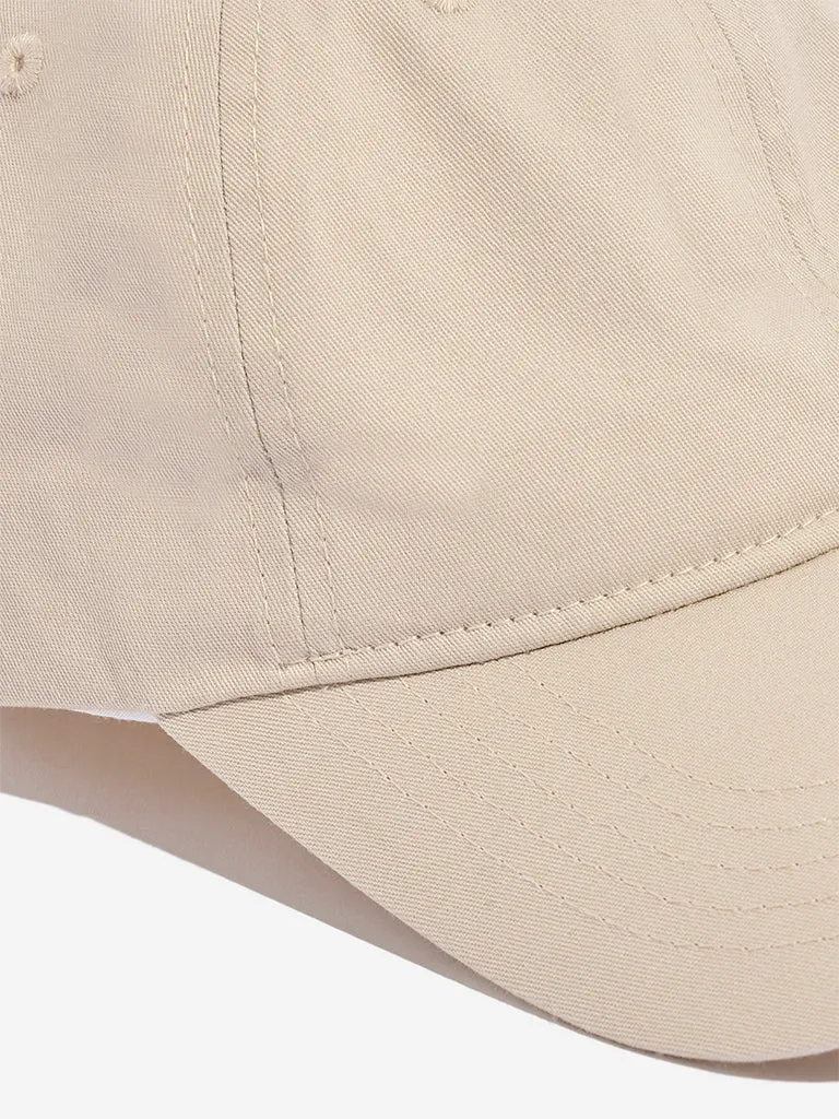 Westside Accessories Beige Solid Cap
