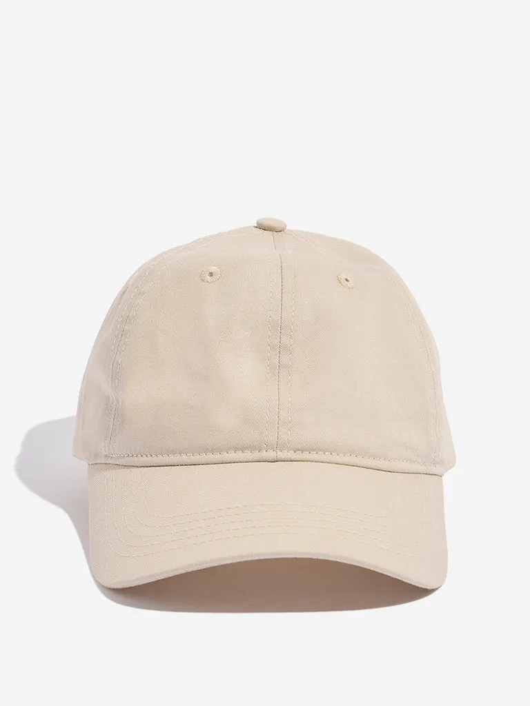 Westside Accessories Beige Solid Cap