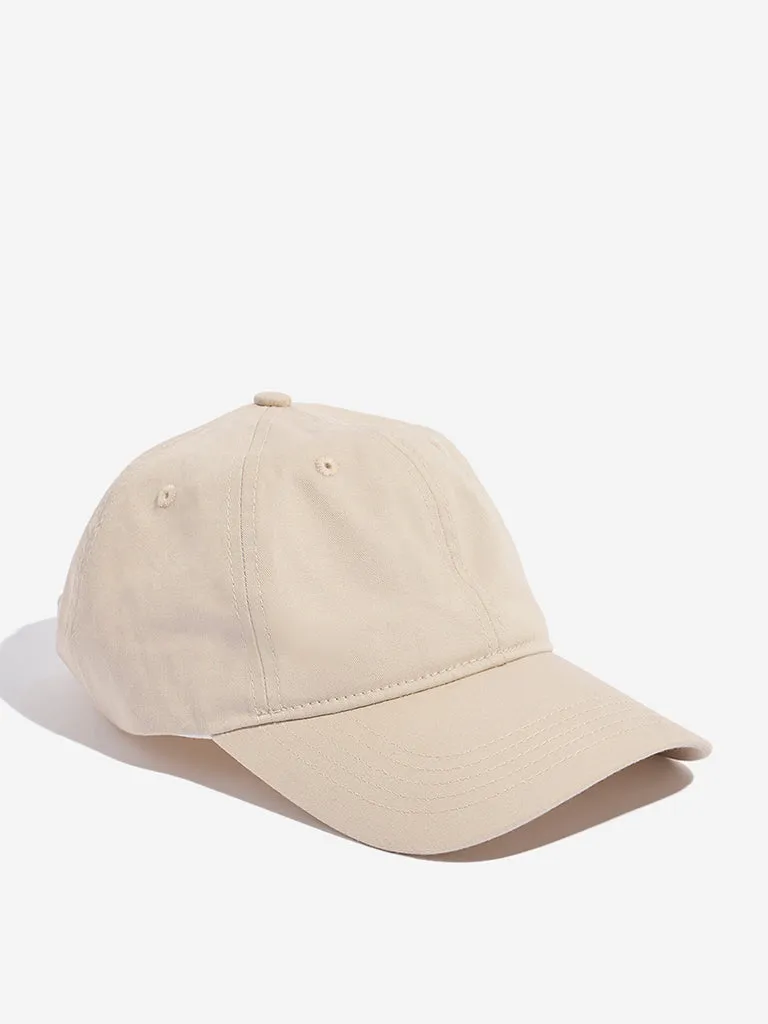 Westside Accessories Beige Solid Cap