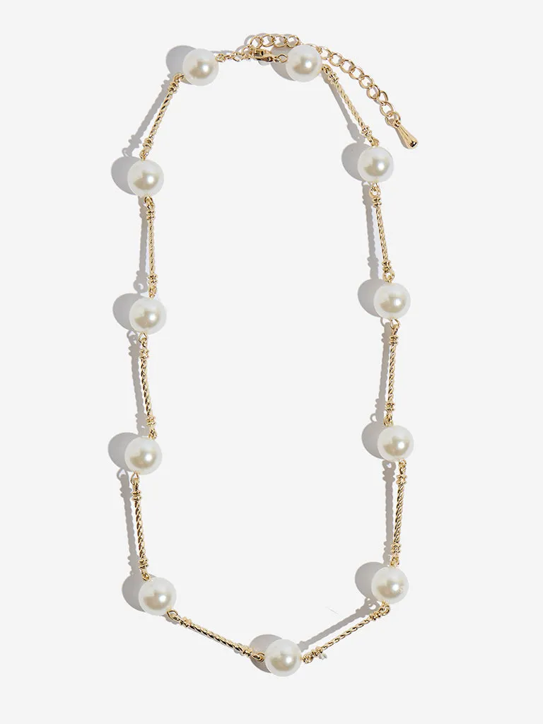 Westside Accessories Big Pearl Necklace