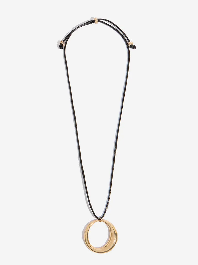 Westside Accessories Gold Pendant Choker