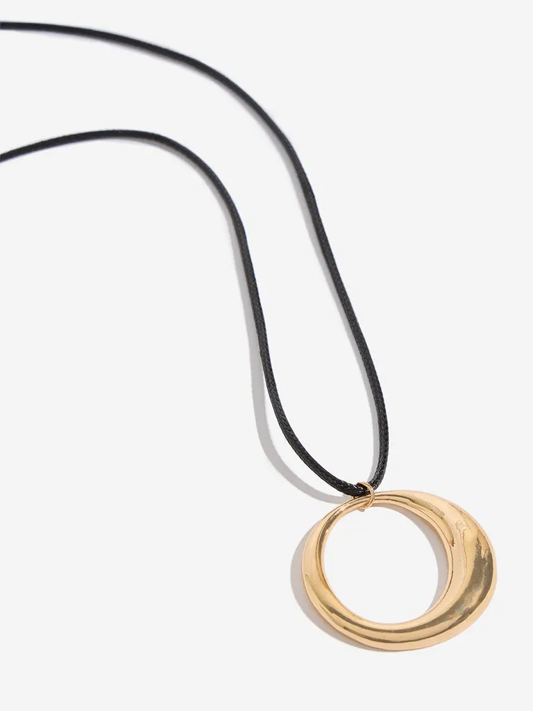 Westside Accessories Gold Pendant Choker