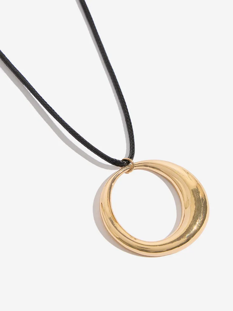 Westside Accessories Gold Pendant Choker