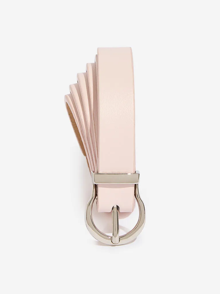 Westside Accessories Pink Buckle Belt (Small)