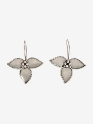 Westside Accessories Silver 3-Petal Earrings