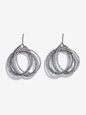 Westside Accessories Silver Intertwined Earrings