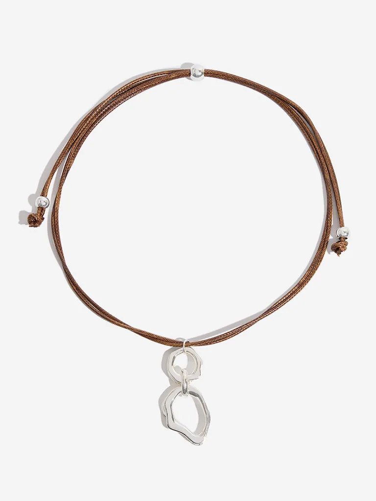 Westside Accessories Silver Pendant Choker