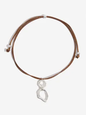 Westside Accessories Silver Pendant Choker